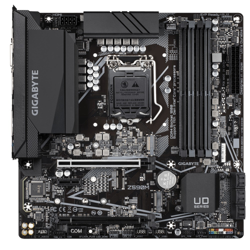GIGABYTE Z590M материнская плата Intel Z590 LGA 1200 (Socket H5) Микро ATX