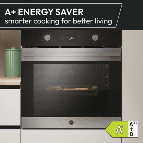 Hoover HO6 H3T1HTX Built In Electric Single Oven - Stainless Steel - A+ Rated, Stainless Steel - image 2