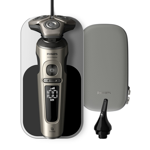 Philips SP9873/17 men's shaver Rotation shaver Trimmer Black, Metallic – image 1