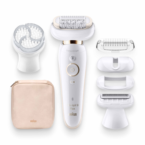 Braun Silk-épil 9 81688639 epilator 40 tweezers White, Gold – image 3
