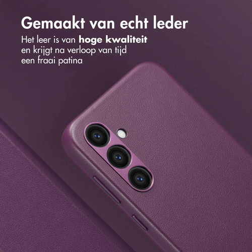 Accezz Leather Bookcase 2-in-1 met MagSafe Samsung Galaxy S24 Plus - Heath Purple, afbeelding 3