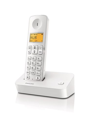 Philips D2001W/KR telephone DECT telephone Caller ID White