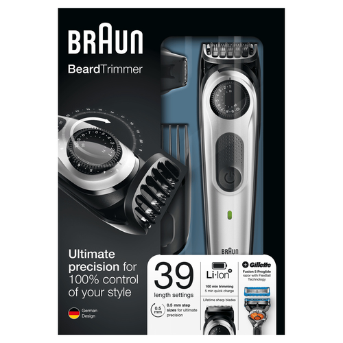 Braun BeardTrimmer BT5060, Beard Trimmer & Hair Clipper, Detail Trimmer Attachment – image 4