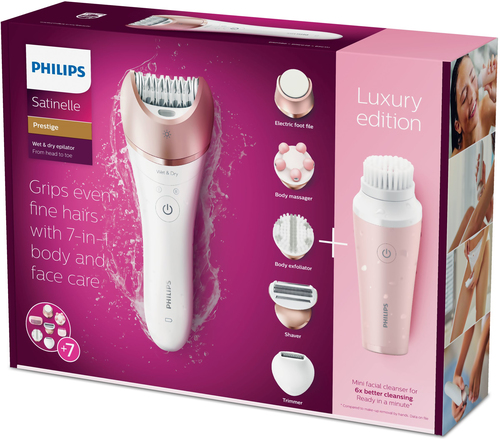 Philips Satinelle Prestige For legs, body, face and feet Wet and Dry epilator – image 2
