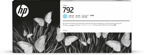 HP 792 775-ml Light Cyan Latex Ink Cartridge
