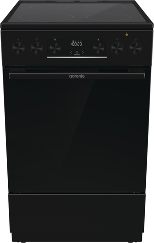 Gorenje GECS5C70BPA Freestanding cooker Electric Ceramic hob Black