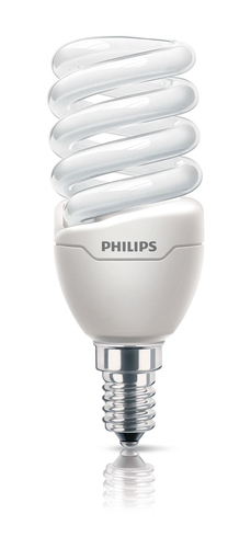 Philips Tornado 872790093024500 energy-saving lamp 12 W E14 Soe valge