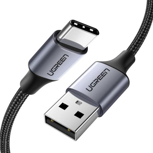 Ugreen 60126 USB кабель 1 m USB C USB A 0,48 Gbit/s Черный, Серый
