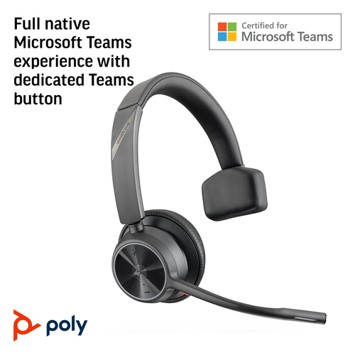 HP Poly Voyager 4310 Microsoft Teams Certified USB-A Headset +BT700 dongle – image 8