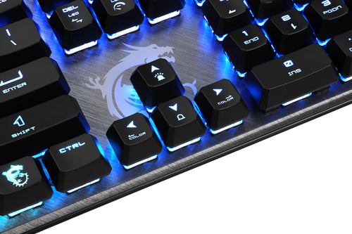 MSI UK VIGOR GK50 ELITE Mechanical Gaming Keyboard 'UK-Layout, KAILH Box-White Switches, Per Key RGB Light LED Backlit, Tactile, Floating Key Design, Water Resi – image 4