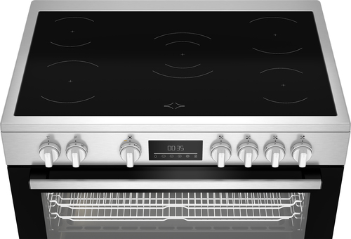 Beko BGM30223EX 90cm Single Oven Range Cooker with 5 Zone Ceramic Hob – image 4