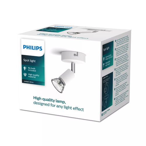 Philips Limbali 8719514465138 Plafondspot LED GU10 Wit – Foto 2 van 2