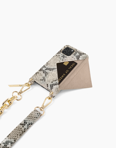iDeal of Sweden Statement Necklace Case iPhone 12/12P Bge Shim Sn