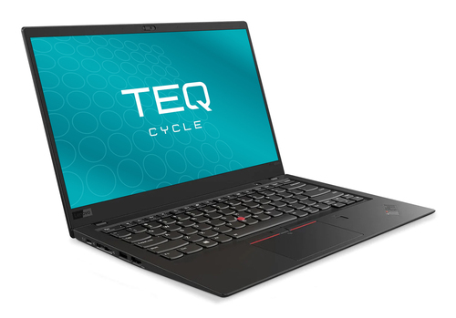 Teqcycle Lenovo Thinkpad X1 Carbon G6 Intel® Core™ i7 i7-8550U Ноутбук 35,6 cm (14") Full HD 8 GB DDR4-SDRAM 256 GB Твердотельный накопитель (SSD) Wi-Fi 5 (802.11ac) Windows 11 Pro Черный Северные страны