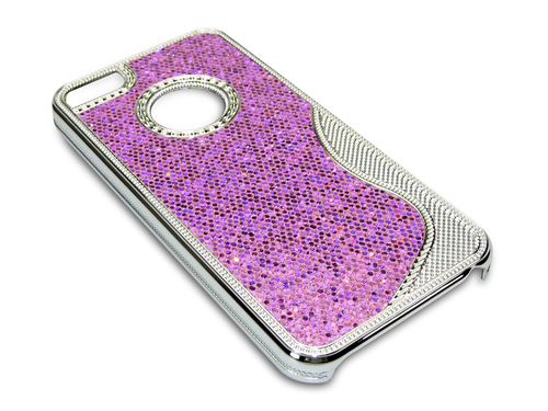 Sandberg Bling Cover iPh5/5S glitter Purpl