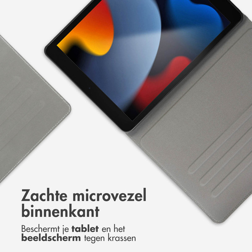 Accezz Classic Tablet Case iPad 9 (2021) / iPad 8 (2020) / iPad 7 (2019) 10.2 inch - Donkerblauw, afbeelding 8