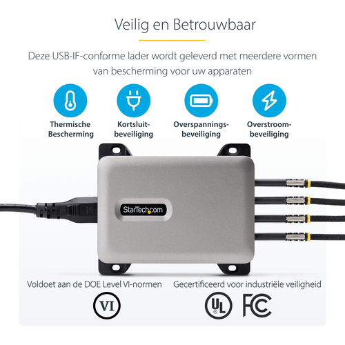STARTECH 4-Port USB-C Charger 240W, afbeelding 10