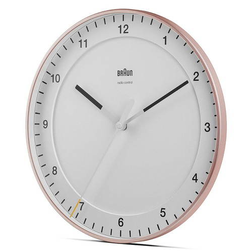 Braun BC17PW-DCF reloj de mesa o pared Reloj analógico Alrededor Rosa