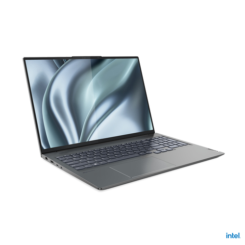 Lenovo Yoga Slim 7 Pro 16IAH7 Intel® Core™ i7 i7-12700H Ноутбук 40,6 cm (16") Сенсорный экран 2.5K 16 GB LPDDR5-SDRAM 1 TB Твердотельный накопитель (SSD) Intel Arc A370M Wi-Fi 6 (802.11ax) Windows 11 Home Серый Немецкий