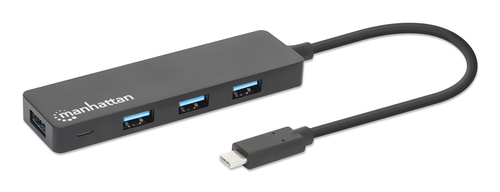 Conector Múltiple de 4 Puertos para USB MANHATTAN 164924