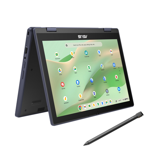 ASUS Chromebook CZ12 Flip CZ1204FM2A-R90019-3Y MediaTek Kompanio 520 Хромбук 31 cm (12.2") Сенсорный экран WUXGA 4 GB LPDDR4x-SDRAM 64 GB eMMC Wi-Fi 6 (802.11ax) ChromeOS Серый