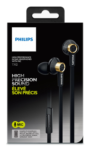 Philips TX2BK/27 headphones/headset Wired In-ear Black
