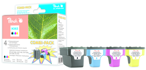Peach 314806 ink cartridge 4 pc(s) Black, Cyan, Magenta, Yellow