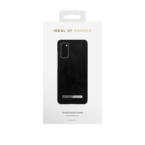 iDeal of Sweden Atelier Case Galaxy S20 Glossy Black Silver – image 1
