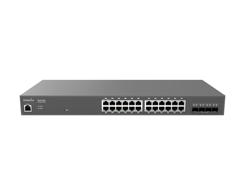 EnGenius ECS1528 сетевой коммутатор Управляемый L2+ Gigabit Ethernet (10/100/1000) Черный