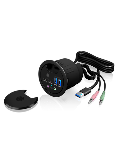 ICY BOX IB-HUB1403B usb-hub, afbeelding 2