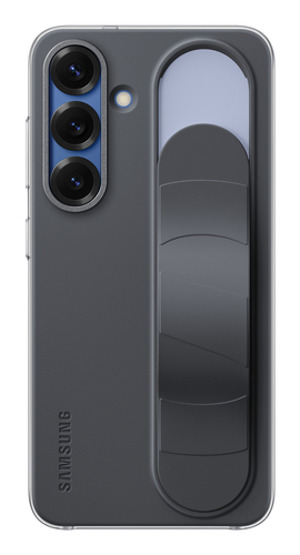 Samsung S25 Standing Grip Back Cover Zwart, afbeelding 4