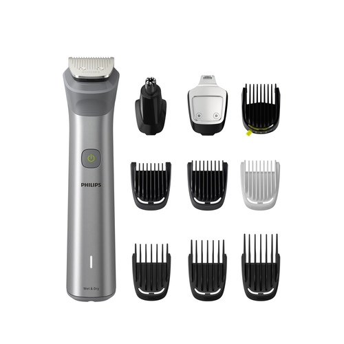 Philips Series 5000 10-in-1 Wet & Dry Multi Grooming Trimmer - MG5920/15 in Silver Size: 750g Silver 750g - image 1