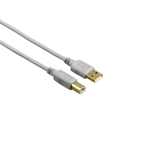 Hama 00200903 USB кабель USB 2.0 1,5 m USB A USB B 0,48 Gbit/s Серый