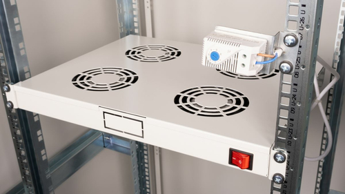 Equip Lüftermodul 19" voor Serverschränke, 4xLüfter RAL7035, afbeelding 4