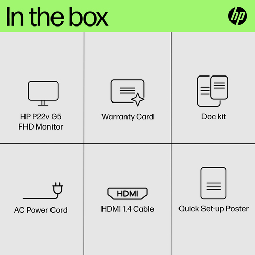 HP P22v G5 FHD Monitor – image 7