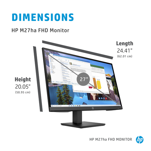 HP M27ha FHD Monitor – image 5