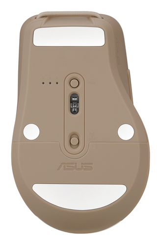 Asus SmartO MD200 Silent Plus Wireless Optical Mouse - Oat Milk, Cream - image 7