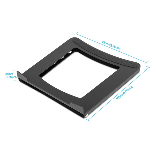 Manhattan Soporte para portátil y tablet ajustable (5 posiciones), apto para tablets y portátiles hasta 15,6", portátil y ligero, acero, negro imagen 9