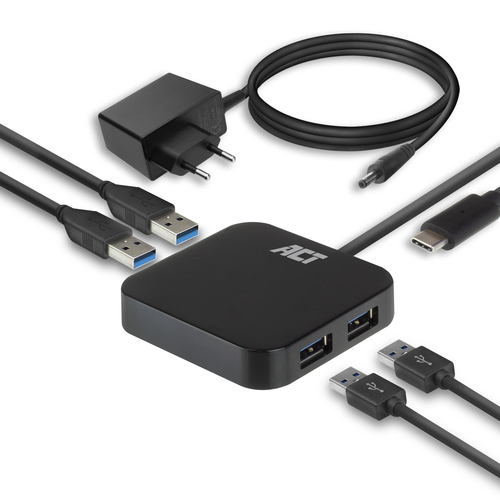 ACT USB-C hub 3.0 4 port, USB-A – image 7