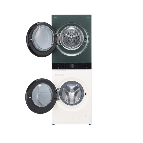 LG WT1210NBTN1 Washer Dryer in Green Beige 1400 Spin 12kg 10kg A Rated - image 2