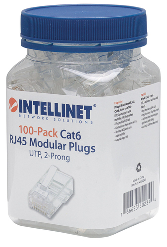 Intellinet 502344 conector RJ-45 Transparente imagen 2