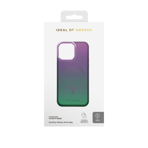 iDeal of Sweden Clear Case MagSafe iPhone 15PM Fluorite Ombre – image 2