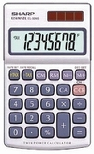 Sharp EL-326SB calculator Pocket Financial Silver