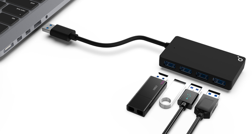 IOPLEE HPG-HC34A interface hub USB 3.2 Gen 1 (3.1 Gen 1) Type-A 5000 Mbit/s Black – image 6