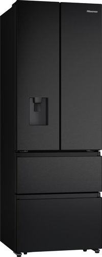 Hisense PureFlat RF632N4WFE Total No Frost Multi-door American Fridge Freezer - Black / Stainless Steel - E Rated, Black - image 3