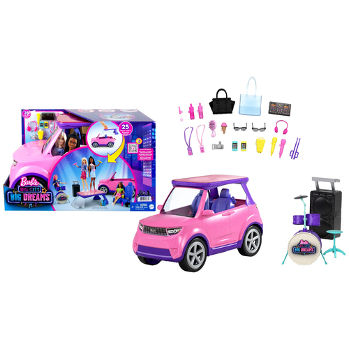 Barbie Big City Big Dreams Big City, Big Dreams Transforming Vehicle Playset Автомобиль для куклы