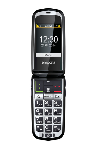 Emporia GLAM 6.1 cm (2.4") 92 g Black Senior phone – image 2