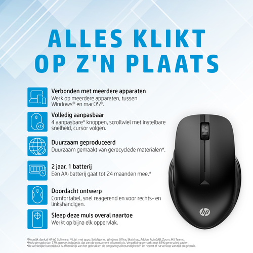 HP 430 Multi-Device Kabelgebunden Maus – Foto 8 von 11