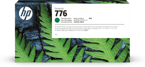 Tinta HP LF 776 Cromática 1L Color Verde 1XB03A - 1XB03A