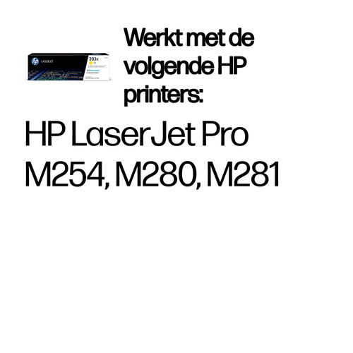 HP 203X LaserJet Toner Geel (Hoge Capaciteit)